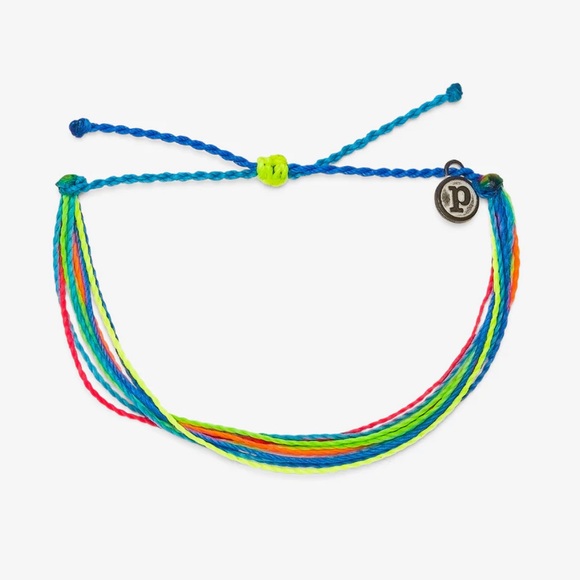 Pura Vida Bracelet Set Wax Coated Cord Adjustable Knot Bracelets - Picture 2 of 4